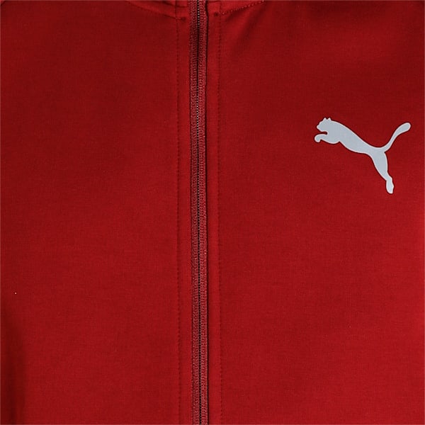 Evostripe Men's Slim Fit Track Jacket, Intense Red, extralarge-IND