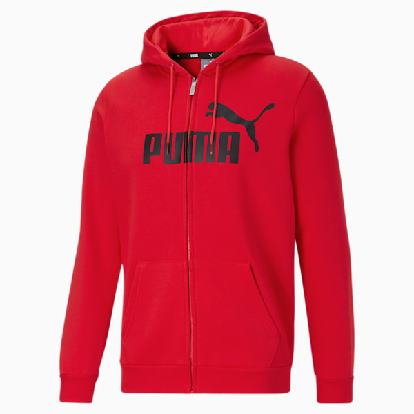 Essentials Men's Hoodie, High Risk Red, extralarge