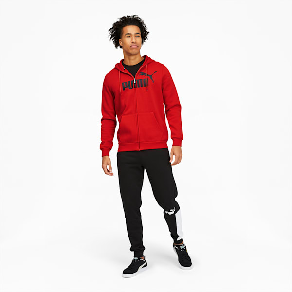 Essentials Men's Hoodie, High Risk Red, extralarge