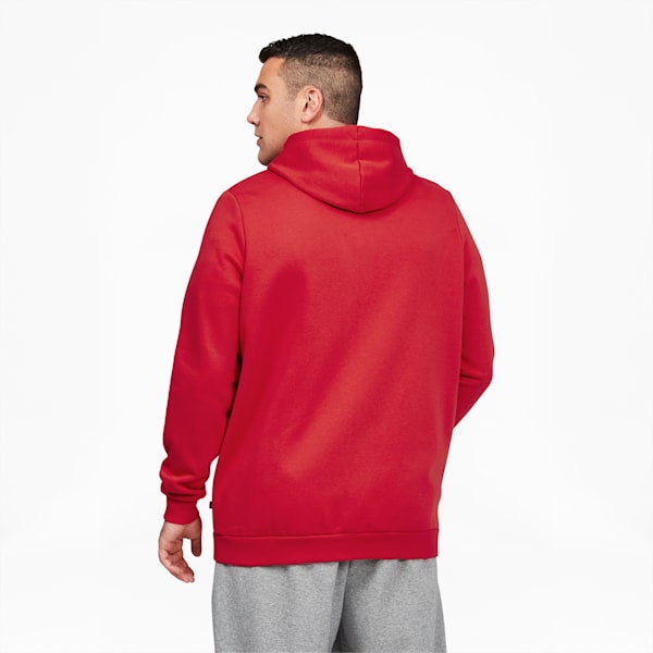 Essentials Men's FZ Hoodie BT, High Risk Red, extralarge