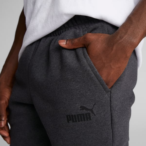 Essentials Logo Men's Sweatpants, Puma Black