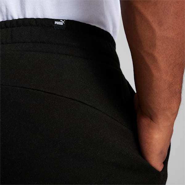 Pants de vellón con logotipo para hombre ESS, Cotton Black, extralarge