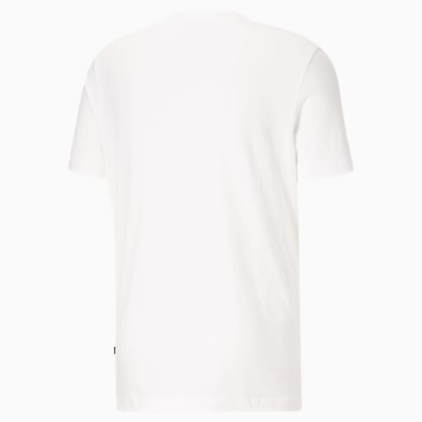 Puma T-Shirts : Buy Puma Team Striped Mens White T-shirt Online