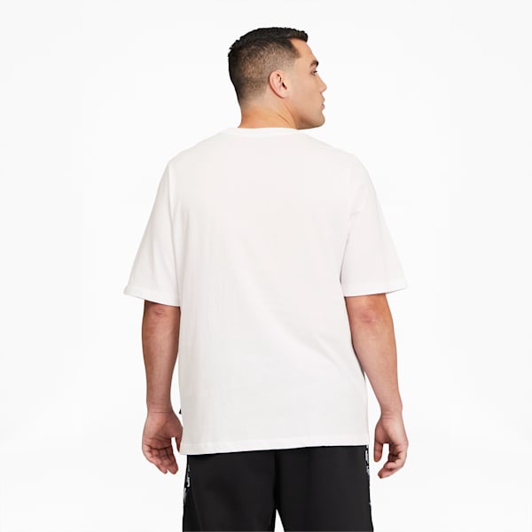 PUMA Formstrip Graphic Men's Tee BT, Puma White, extralarge