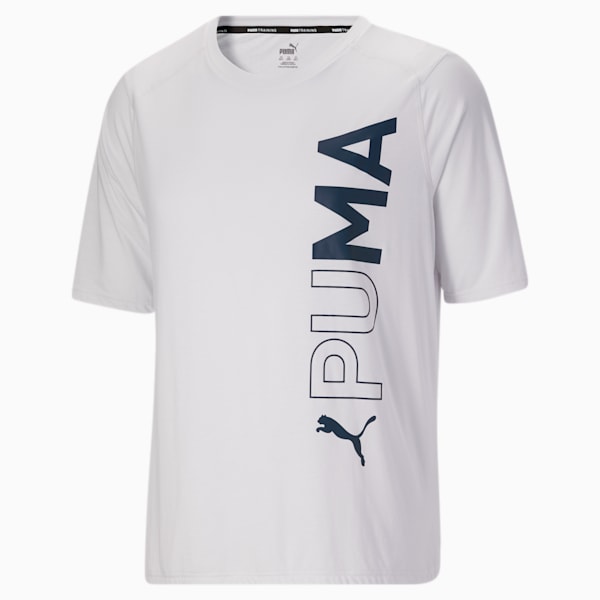 PUMA Men's Training Tee BT, Nimbus Cloud-Intense Blue, extralarge