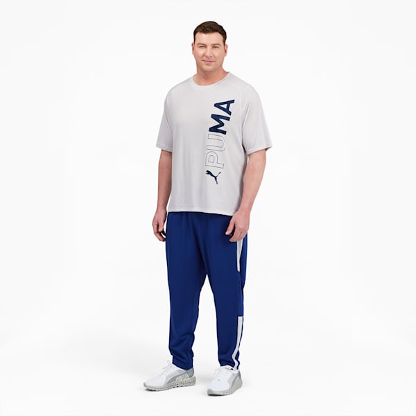 PUMA Men's Training Tee BT, Nimbus Cloud-Intense Blue, extralarge