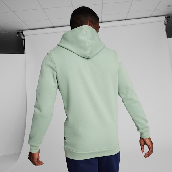 Essentials Big Logo Men's Hoodie, Green Fog, extralarge