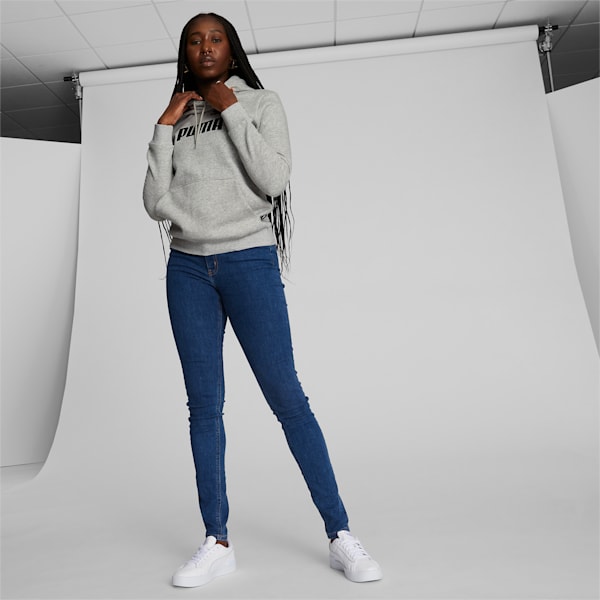 Essentials Women's Hoodie, Light Gray Heather, extralarge