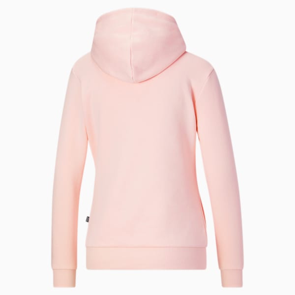 Essentials Women's Logo Hoodie, Chalk Pink-Festival Fuchsia, extralarge