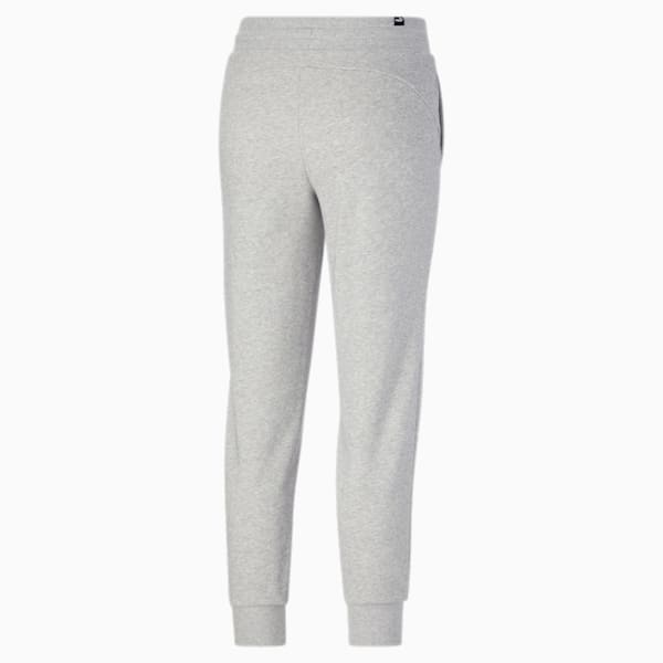 Pantalones deportivos Essentials para mujer, Light Gray Heather-Puma Black