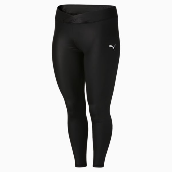 Modern Sports 7/8 Shiny Tights PL, Puma Black, extralarge