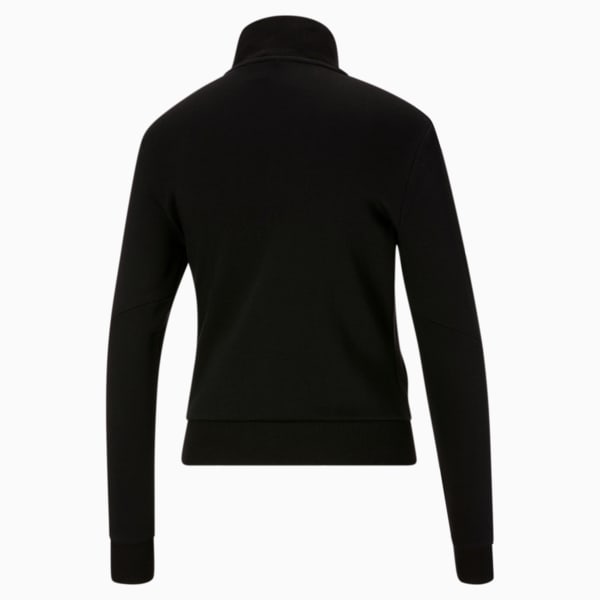 PUMA POWER Logo Women's Track Jacket, Cotton Black, extralarge