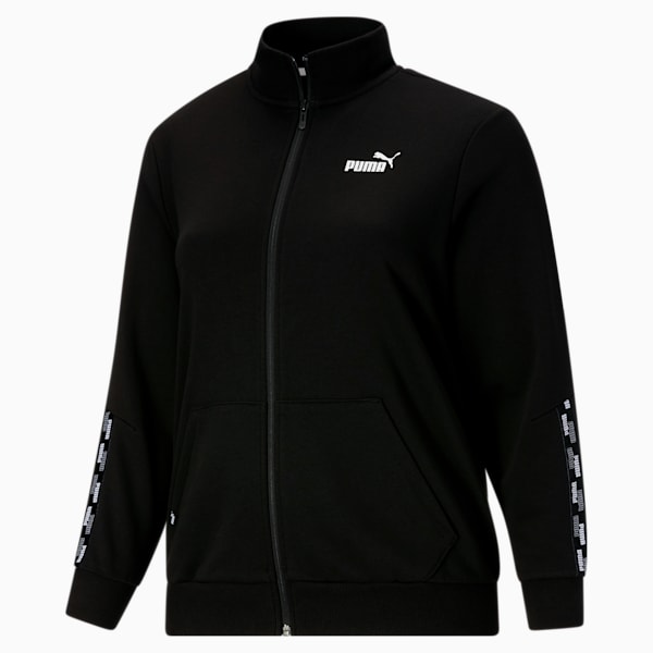 PUMA POWER Logo Women's Track Jacket PL, Cotton Black, extralarge
