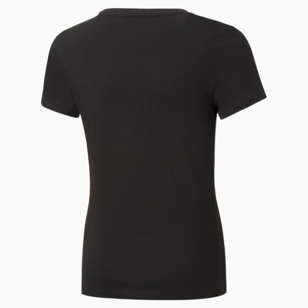 Power Graphic Girl's Regular Fit T-Shirt, Puma Black, extralarge-IND