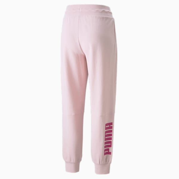 Power Color-Blocked Girls' Pants, Chalk Pink, extralarge