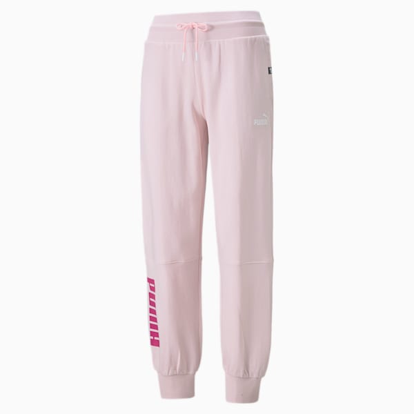 Power Color-Blocked Girls' Pants, Chalk Pink, extralarge