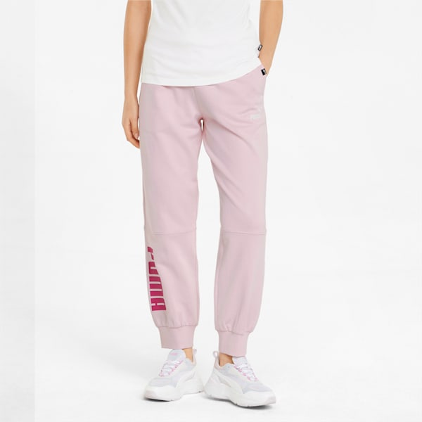 Power Color-Blocked Girls' Pants, Chalk Pink, extralarge