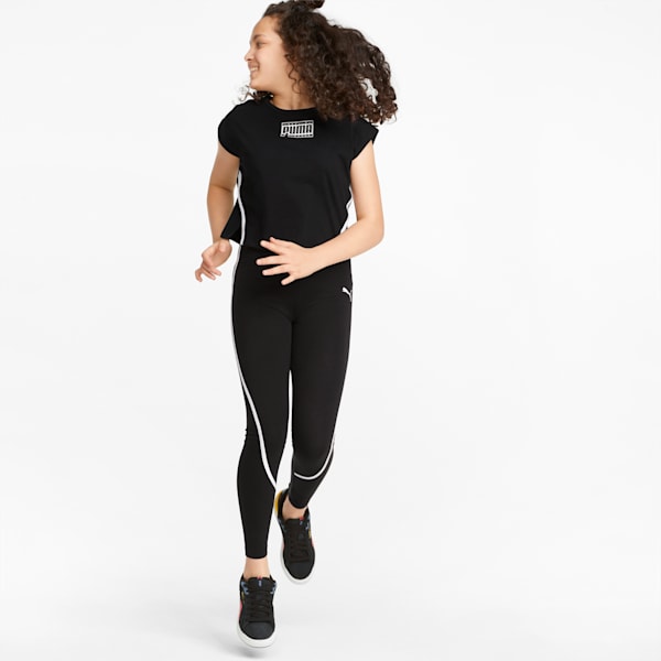 Alpha Youth Leggings, Puma Black, extralarge-IND