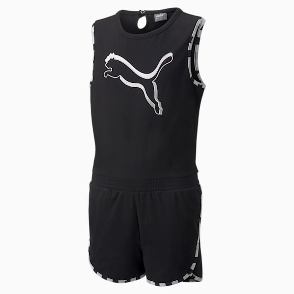 Alpha Jumpsuit Big Kids, Puma Black, extralarge