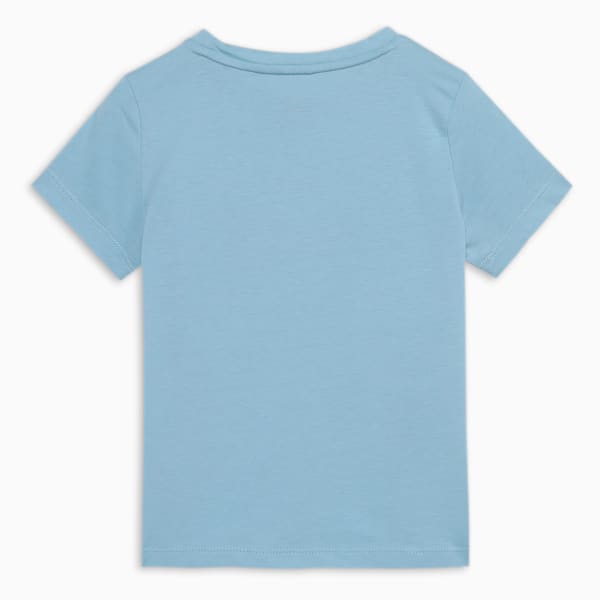 Logo Girl's Regular Fit T-Shirt, Turquoise Surf, extralarge-IND