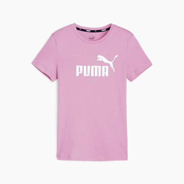 Camiseta juvenil con el logotipo Essentials+, Pink Lilac, extralarge