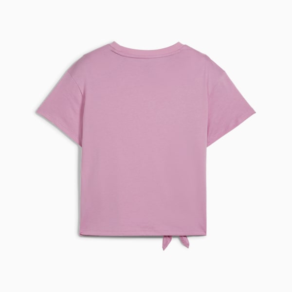 Essentials+ Logo Knotted Tee Big Kids, Mauved Out, extralarge