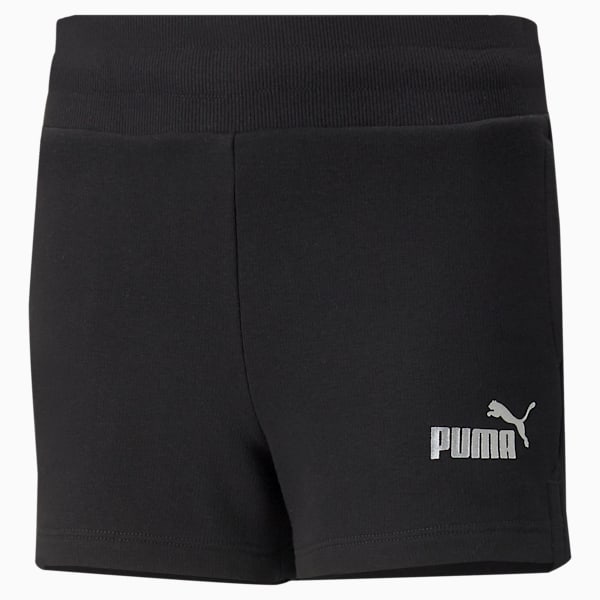 Essentials+ Girls' Shorts, Puma Black, extralarge