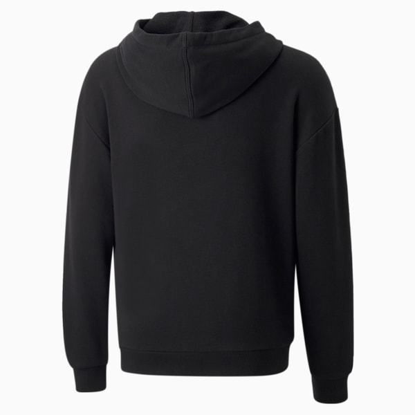 Play UV Graphic Print Youth Relaxed Fit Hoodie, Puma Black, extralarge-IND