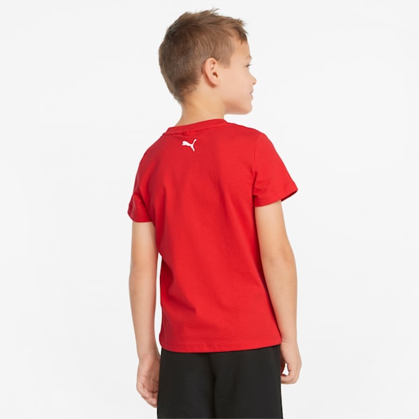 Playera infantil PUMA x SMILEYWORLD, High Risk Red, extralarge