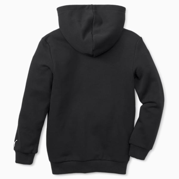 PUMA x SMILEYWORLD Full-Zip Kids' Hoodie, Puma Black, extralarge