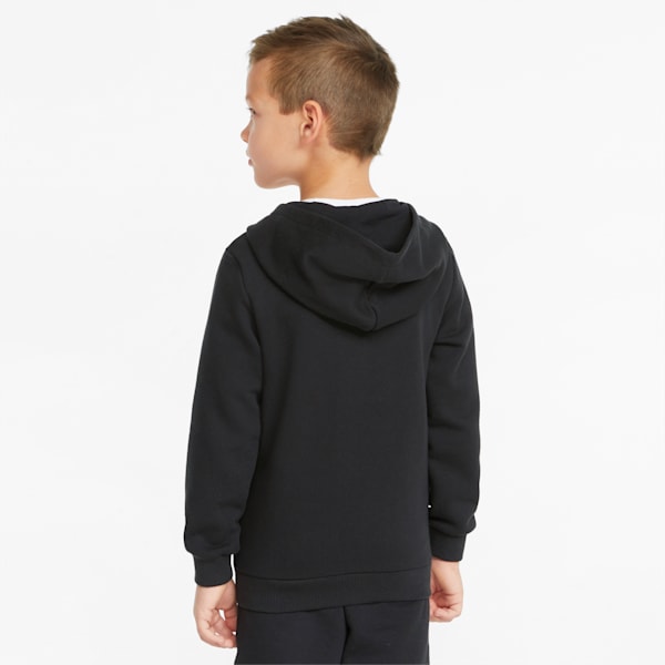 Chaqueta infantil con capucha y cierre completo PUMA x SMILEYWORLD, Puma Black, extralarge