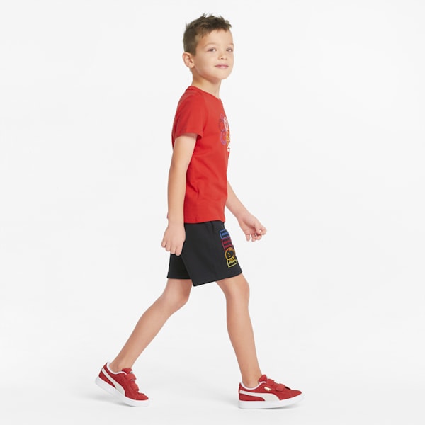 PUMA x SMILEYWORLD Kids' Shorts, Puma Black, extralarge