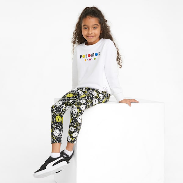 Leggings Niñas PUMA x SMILEYWORLD, Puma Black, extralarge