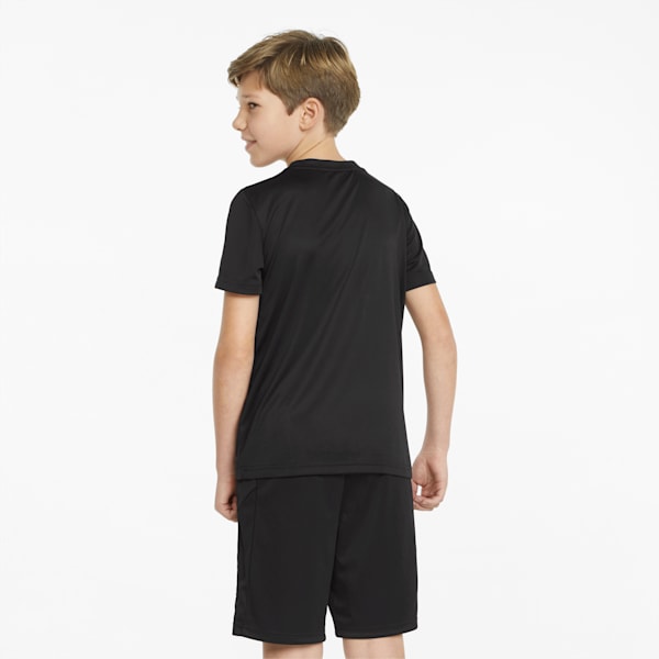 Active Sports Poly CAT Youth Regular Fit T-Shirt, Puma Black, extralarge-IND