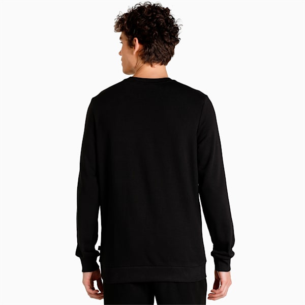 PUMA Crew Men's Regular Fit Sweatshirt, Puma Black, extralarge-IND