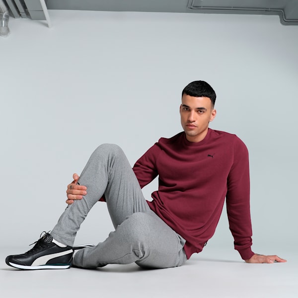 Crew Men's Regular Fit Sweatshirt, Team Regal Red, extralarge-IND