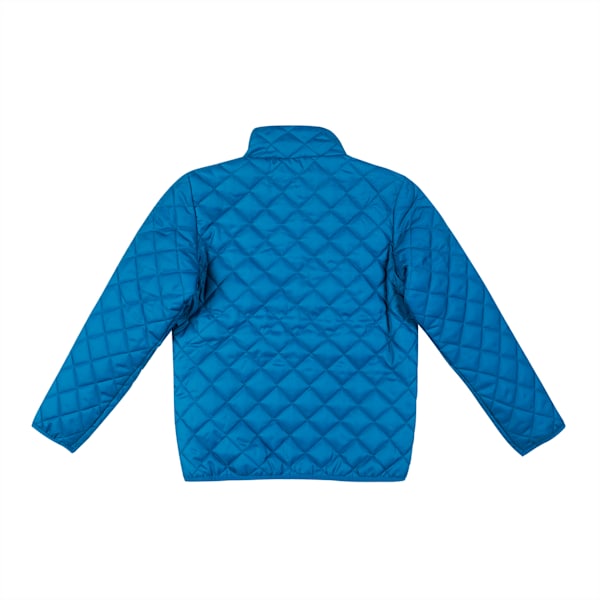 Lightweight Padded Youth Regular Fit Jacket, Lake Blue, extralarge-IND