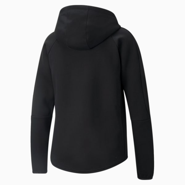 Evostripe Full-Zip Women's Hoodie, Puma Black, extralarge-IND