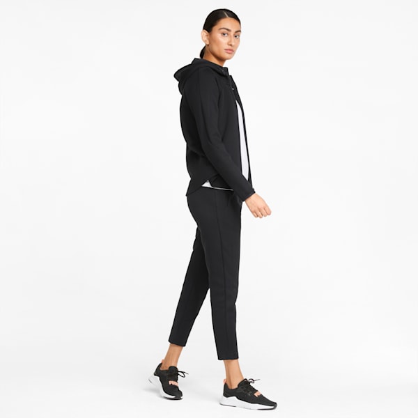 Evostripe Full-Zip Women's Hoodie, Puma Black, extralarge-IND