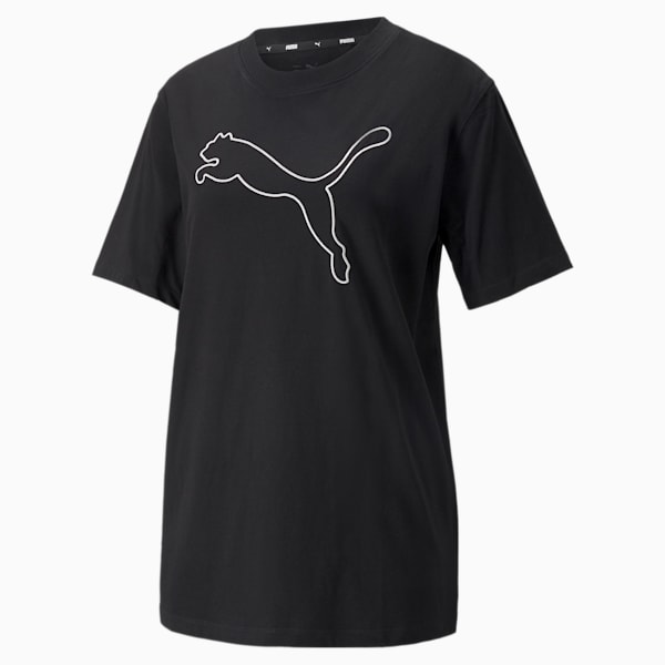 HER Women's Relaxed Fit T-Shirt, Puma Black, extralarge-IND
