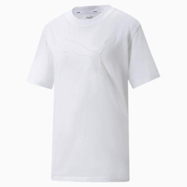 HER Women's Relaxed Fit T-Shirt, Puma White, extralarge-IDN