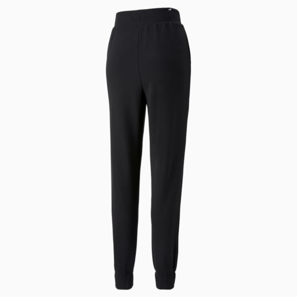 Essentials+ Embroidery Women's Regular Fit Pants, Puma Black, extralarge-IND