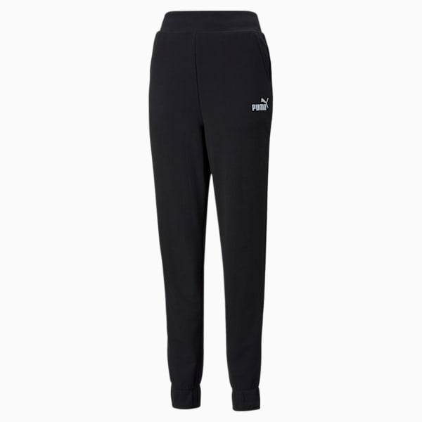 Essentials+ Embroidery Women's Regular Fit Pants, Puma Black, extralarge-IND