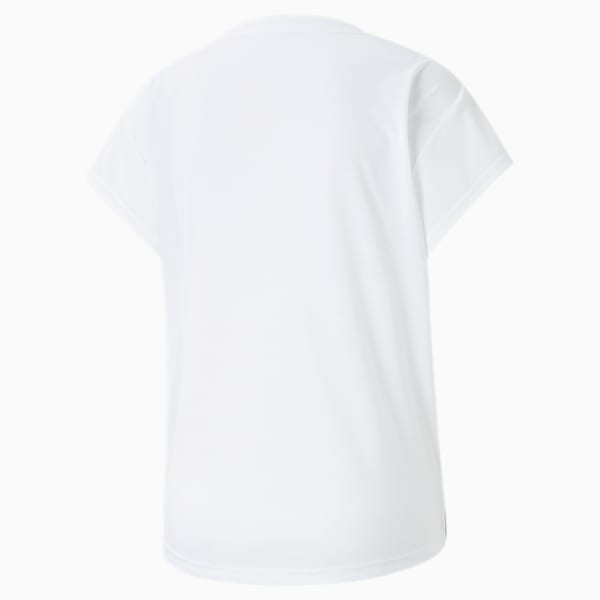 Modern Sports Women's  T-shirt, Puma White-Dark Green Moss, extralarge-IND