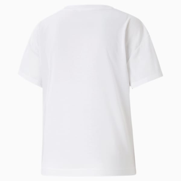 Modern Sports Fashion Women's  T-shirt, Puma White-Festival Fuchsia