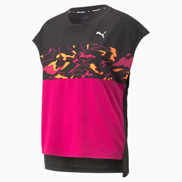 Modern Sports Women's Elongated T-Shirt, Puma Black, extralarge-IND
