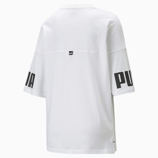 Playera Mujer Power, Puma White, extralarge