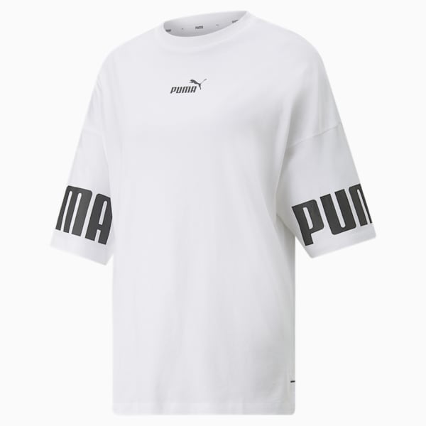 Playera Mujer Power, Puma White, extralarge