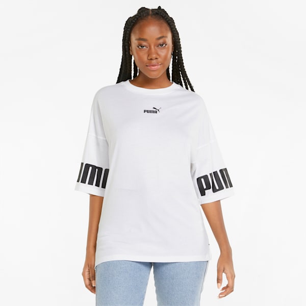 Playera Mujer Power, Puma White, extralarge