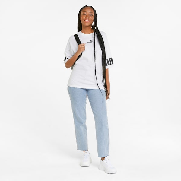 Power Colorblock Women's Tee, Puma White, extralarge